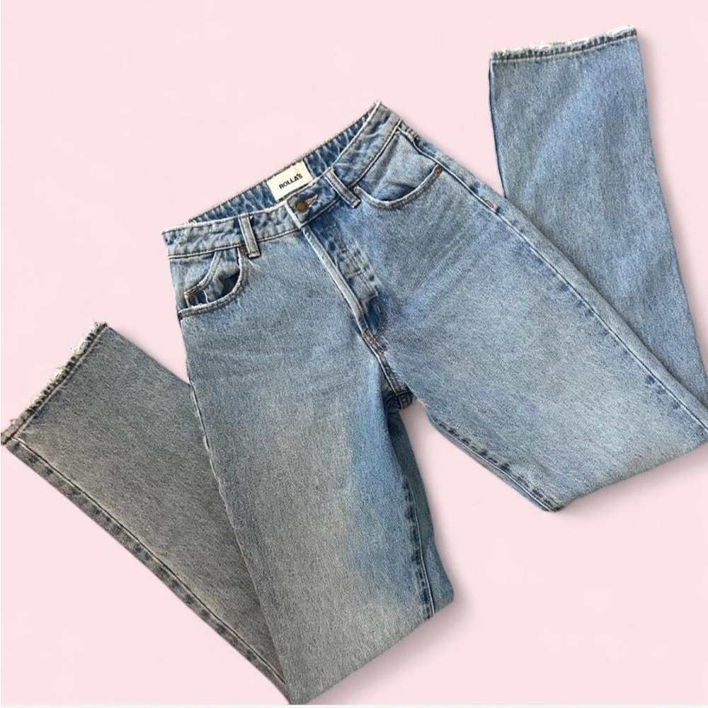 ROLLAS CLASSIC STRAIGHT JEANS 25”